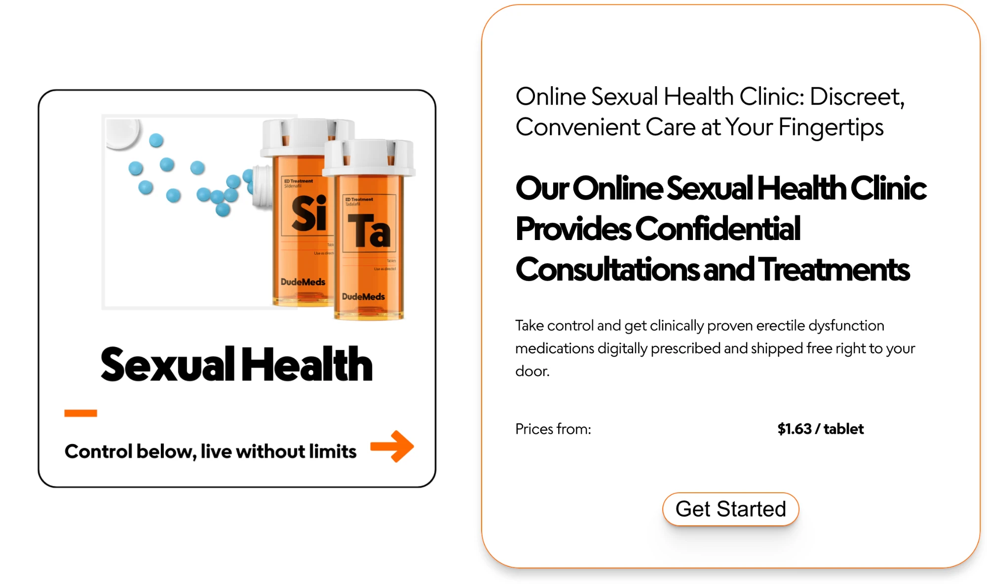 DudeMeds DudeMeds Sildenafil & Tadalafil
