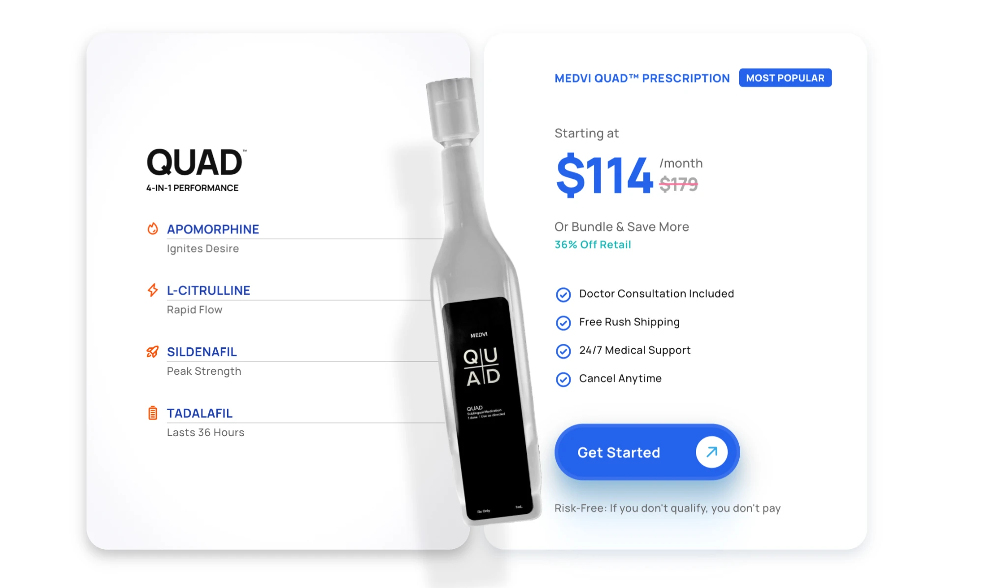 Quad by MEDVi Quad by MEDVi 4-in-1 Dissolvable